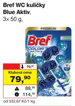 Barvy a laky drogerie Bref WC kuličky Blue Aktiv nabídka
