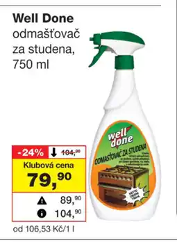 Barvy a laky drogerie Well Done odmašťovač za studena nabídka