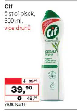 Barvy a laky drogerie Cif čisticí písek nabídka