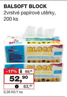 Barvy a laky drogerie Balsoft block nabídka