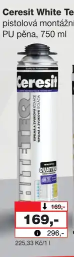 Barvy a laky drogerie Ceresit White Teq nabídka