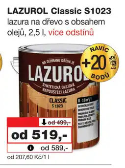 Barvy a laky drogerie LAZUROL Classic S1023 nabídka