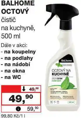 Barvy a laky drogerie BALHOME OCTOVÝ čistič na kuchyně nabídka