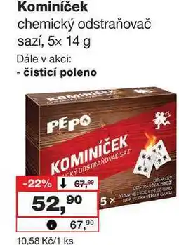 Barvy a laky drogerie Kominíček chemický odstraňovač sazí nabídka