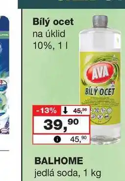 Barvy a laky drogerie Bílý ocet na úklid 10% nabídka