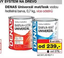 Barvy a laky drogerie DENAS Univerzál mat/lesk vodou ředitelná barva nabídka