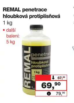 Barvy a laky drogerie REMAL penetrace hloubková protiplísňová nabídka