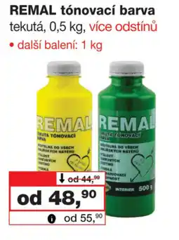 Barvy a laky drogerie REMAL tónovací barva tekutá nabídka