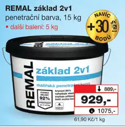 Barvy a laky drogerie REMAL základ 2v1 nabídka