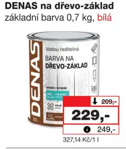 Barvy a laky drogerie DENAS na dřevo-základ nabídka