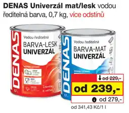 Barvy a laky drogerie DENAS Univerzál mat/lesk nabídka