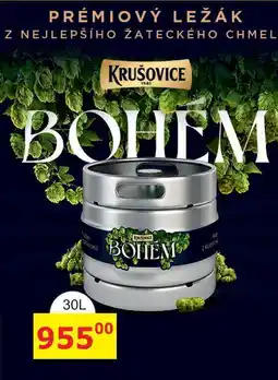 BENE Nápoje KRUŠOVICE BOHÉM nabídka