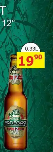 BENE Nápoje Radegast Ryze Hořká 12, světlý ležák nabídka
