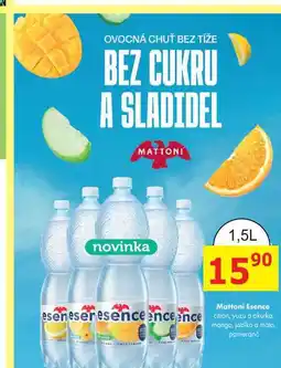BENE Nápoje Mattoni Esence nabídka