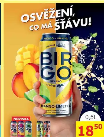 BENE Nápoje BIR GO 0,5l plechovka nabídka