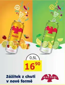 BENE Nápoje MATTONI 0,5l plechovka nabídka