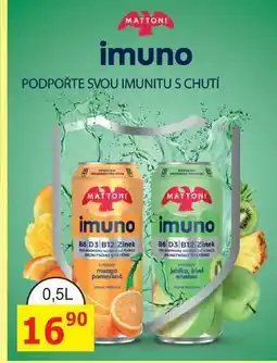 BENE Nápoje MATTONI imuno 0,5L i nabídka