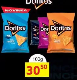 BENE Nápoje Doritos nabídka