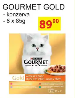 BENE Nápoje GOURMET GOLD, konzerva nabídka