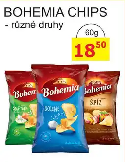 BENE Nápoje BOHEMIA CHIPS - různé druhy nabídka