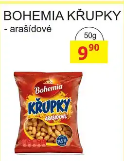 BENE Nápoje BOHEMIA KŘUPKY - arašídové nabídka