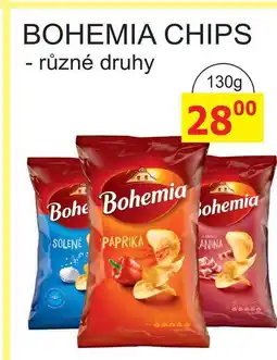 BENE Nápoje BOHEMIA CHIPS nabídka