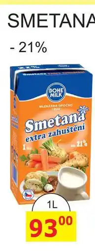 BENE Nápoje BOHE MILK SMETANA 21% nabídka
