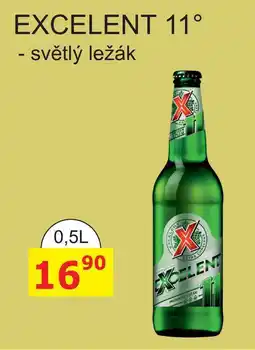 BENE Nápoje Gambrinus Excelent 11°, světlý ležák nabídka