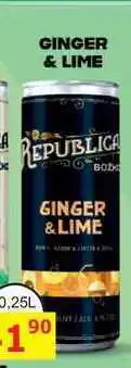 BENE Nápoje BOŽKOV REPUBLICA GINGER & LIME 0,25L míchaný nápoj nabídka