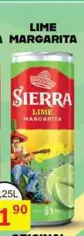 BENE Nápoje SIERRA LIME MARGARITA 0,25L míchaný nápoj nabídka