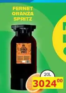 BENE Nápoje FERNET ORANZA SPRITZ nabídka