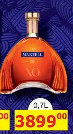 BENE Nápoje MARTELL XO nabídka