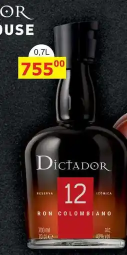 BENE Nápoje Dictador 12y 0,7l 40% nabídka