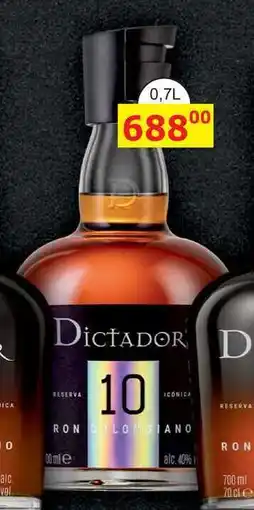BENE Nápoje Dictador 10y 0,7l 40% nabídka