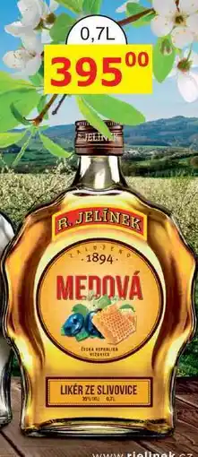 BENE Nápoje R. JELÍNEK Medová Slivovice Likér 0,7l 35% nabídka