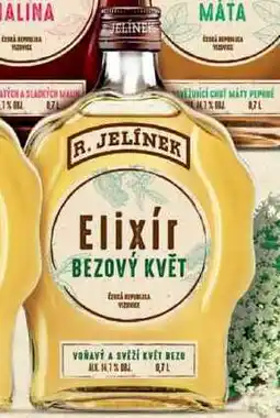 BENE Nápoje R. JELÍNEK Elixír BEZOVÝ KVĚT nabídka