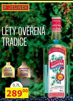 BENE Nápoje R. JELÍNEK BOROVIČKA nabídka