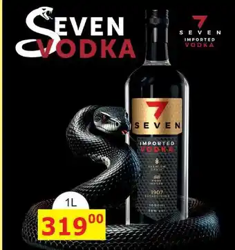 BENE Nápoje SEVEN VODKA nabídka