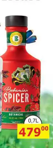 BENE Nápoje Bohemian SPICER nabídka