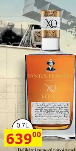 BENE Nápoje Santos Dumont XO Elixir 0,7l 40% nabídka
