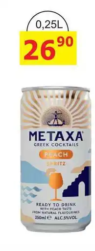 BENE Nápoje METAXA PEACH SPRITZ nabídka