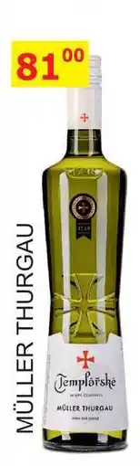 BENE Nápoje Templářské sklepy Čejkovice 0,75l MÜLLER THURGAU nabídka