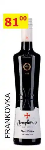 BENE Nápoje Templářské sklepy Čejkovice 0,75l FRANKOVKA nabídka
