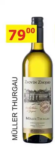 BENE Nápoje ZNOVÍN ZNOJMO 0,75L MÜLLER THURGAU nabídka