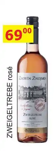BENE Nápoje ZNOVÍN ZNOJMO 0,75L ZWEIGELTREBE rosé nabídka