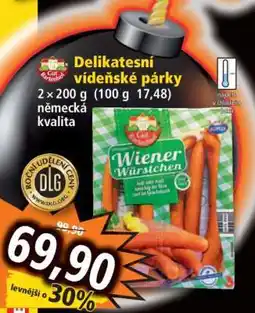 Norma DELIKATESNÍ VÍDEŇSKÉ PÁRKY nabídka