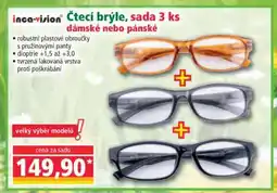 Norma Čtecí brýle, sada 3 ks nabídka