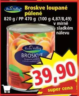 Norma Broskve loupané půlené nabídka