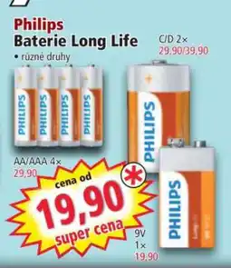 Norma Philips Baterie Long Life nabídka