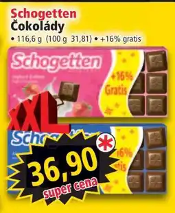 Norma Schogetten Čokolády nabídka
